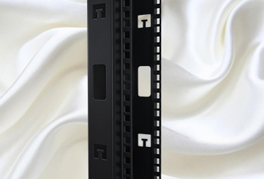 Open frame rack cut-out frame